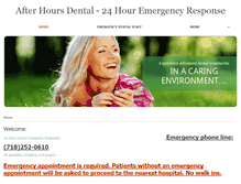 Tablet Screenshot of 24hourbrooklyndentist.com